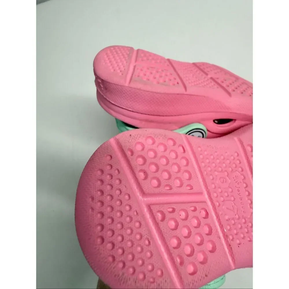 Joybees Clogs Girls Sz 6/7 Pink Dylan Slip On Rubber Lightweight Water Shoes
